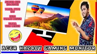 ACER HA240YGAMING MONITOR🥰🔥UNBOXING amp REVIEW📦🔥🔥GAMING MONITOR UNDER 10000🔥 WORTH THE HYPEquotGAME🥰 [upl. by Gnouc696]