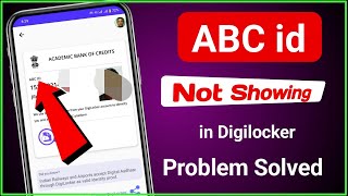 ABC id not showing in digilocker  APAAR card kaise banaye  Abc id search karne par nahi aaya [upl. by Brothers158]