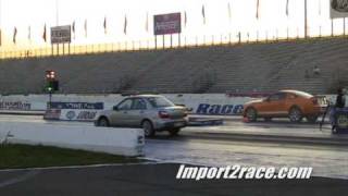 Mustang Shelby GT500 vs Subaru Wrx Sti Tune [upl. by Janet]