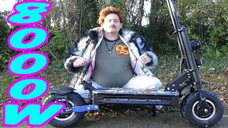 Trottinette qui monte a 132kmh laotie titan ti40 pro [upl. by Ydnelg]