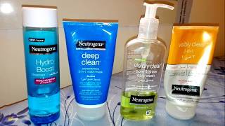 Review Neutrogena ريفيو  تحربتى مع منتجات نيوتريجينا [upl. by Anawaj]