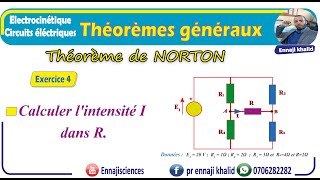 Théorèmes généraux Théorème de NORTON Exercice 4 [upl. by An]