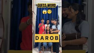 Jumbling Words challenge 😂ytshorts comedy guesschallange challenge fun jumbledwords [upl. by Ezalb222]