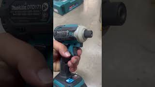 DTD171 Makita Impact Driver Show makitapowertools makita18v how hipower shorts [upl. by Attebasile593]