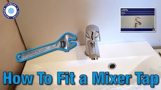 How To Fit Basin Mixer Taps  Change MIxer Taps  Alterna Bristan Valenza Install [upl. by Pradeep]