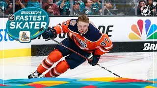 2019 Bridgestone NHL Fastest Skater [upl. by Ankney]