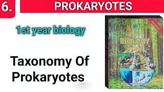 PROKARYOTES  Taxonomy of Prokaryotes [upl. by Airamalegna]