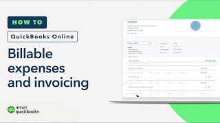 How to mark expenses billable and invoice them to your customer in QuickBooks Online [upl. by Link]