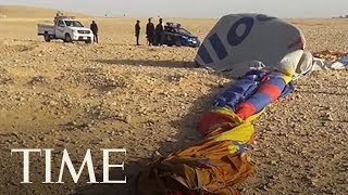 Hot Air Balloon Crash In Egypt Leaves 1 Tourist Dead And 7 Injured After Pilot Lost Control  TIME [upl. by Rector]