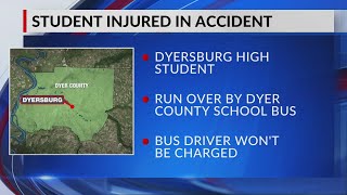 Dyersburg High School student run over by bus [upl. by Ahslek]