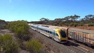 Western Australia Prospector Train October 2023 [upl. by Eilyk]