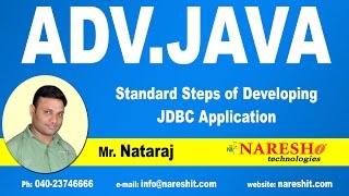 Standard Steps of Developing JDBC Application  Advanced Java Tutorial  MrNatraj [upl. by Ahsem716]