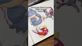 Magikarp from your comments alcoholmarkers pokemon pokemonchallenge art [upl. by Salb488]