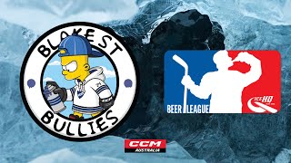 Blake St Bullies V Vikings  Div 3  11th June  IceHQ Beer League ice hockey [upl. by Nahamas]