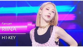 H1KEY 하이키  ‘ATHLETIC GIRL RIINA 리이나 李胜贤 Fancam 직캠 220109 Inkigayo [upl. by Aicela761]