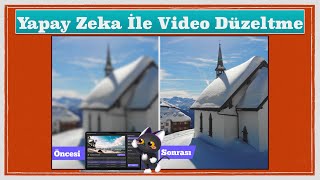 Yapay Zeka İle Videoları Düzeltin Renklendirin ve Çözünürlüğünü Yükseltin [upl. by Chamberlin]