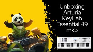 Unboxing Arturia KeyLab Essential 49 mk3 [upl. by Jolynn803]