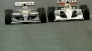 F1 Mansell v Senna Barcelona 1991 [upl. by Adnotal]