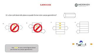 Diagnóstico 1 IMEJOREDU I 1° secundaria P22I ¿Con cuál desarrollo plano se puede formar este cuerpo [upl. by Aloysia]