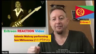 Eritrean Music REACTION  Solomie Mahray performing Seb Mukaney ሰብ ምኽዋነይ Eritrea [upl. by Floridia]