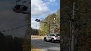 Harsco Tamper and Ballast Regulator in Archdale NC railfanning train norfolksouthern [upl. by Hameean]