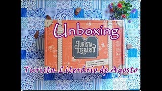 Unboxing Turista Literário de Agosto 2017  Um Livro e Só [upl. by Ahsoyem111]