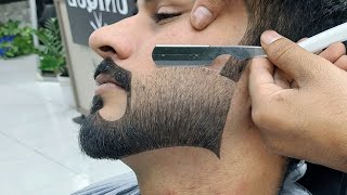 BEST 👍 BEARD 🔥 STYLES FOR MEN  BEARD BARBER STYLE  Dari Cutting Style 3023 [upl. by Homerus]