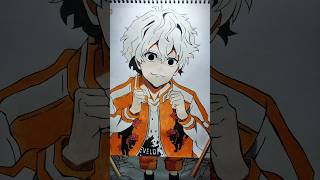 Day  3 Of Drawing Character by letter  C  Choji Tomiyama ❤️‍🔥 shortsfeed anime [upl. by Evad]