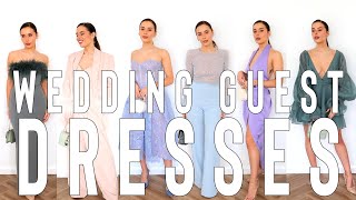 WEDDING GUEST DRESSES FOR 2023  TRY ON HAUL inc ASOS  ZARA  Suzie Bonaldi [upl. by Azaria]