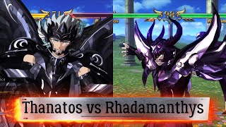 English sub Saint Seiya Soldiers Soul  Thanatos vs Rhadamanthys 5 Round [upl. by Trakas]