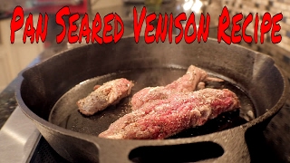 Pan Seared Venison Tenderloin Recipe [upl. by Tildi]