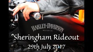 Harley Davidson Rideout to Sheringham North Norfolk July 2017 [upl. by Ggerc]