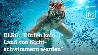 SchwimmabzeichenTag in Hessen Zu viele Grundschulkinder können nicht schwimmen  hessenschau [upl. by Ahsil]