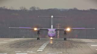 Flughafen Düsseldorf  Flugzeuge starten und landen [upl. by Hammel]