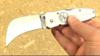 Klein Tools Hawkbill Folding Knife Review [upl. by Charlotta276]