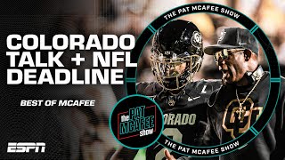 Colorado Buffaloes recent play NFL Trade Deadline reaction amp MORE 🍿  Best of The Pat McAfee Show [upl. by Enaek]