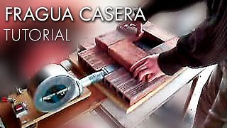 Cómo hacer una FRAGUA CASERA 🔥 Fácil y Económica Paso a paso How make a forge [upl. by Airdnazxela]