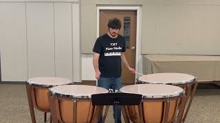 TMEA 20242025 Percussion Etudes Timpani [upl. by Ayram]