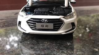 Toy Diecast Hyundai Elantra Unboxing 118 scale model [upl. by Robma]