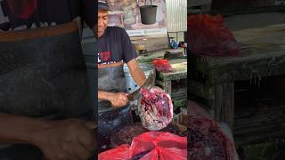 Head Fish Monster Cutting fishcuttingskill seafood fish cooking asmr shorts streetfood fish [upl. by Evannia]