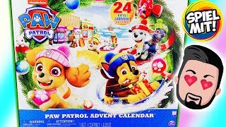 NEU 2018 PAW PATROL Adventskalender Alle 24 Türchen öffnen mit Kaan Weihnachten in Adventure Bay [upl. by Renae]