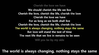 Cherish Lyrics  Kool and the Gang [upl. by Eelarak]