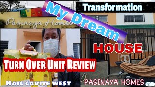 PASINAYA HOMES  WEST  NAIC CAVITE  ACTUAL TURN OVER UNIT  PABAHAY  MY DREAM HOUSE  LENY TORRES [upl. by Aelegna]