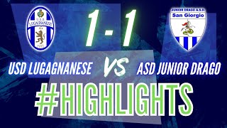 USD LUGAGNANESE  ASD JUNIOR DRAGO 1  1 — HIGHLIGHTS 28ª GIORNATA 16 APRILE 2023 [upl. by Almallah436]