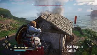 AC Valhalla How to get inside house with barred door in south Hamtunscire near blockade trickshot [upl. by Dorlisa370]