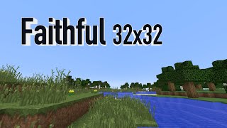 MCPE aesthetic TexturePack 120 Faithful 32X [upl. by Ennoved]