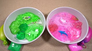 Mixing All My Slime Slime Smoothie Satisfying Slime Videos 3 [upl. by Doralynn]