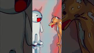 theodd1sout Warning theodd1sout shorts jaidenanimations dog pets funny tiktok memes [upl. by Hanafee747]