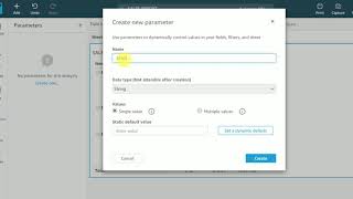 Quicksight Tutorials Create Parameters in AWS Quicksight and passing control [upl. by Iahc]