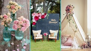 ❤ DIY Shabby Chic style flower decor Ideas 2017 ❤ Home decor amp Interior design  Flamingo mango [upl. by Teresa797]